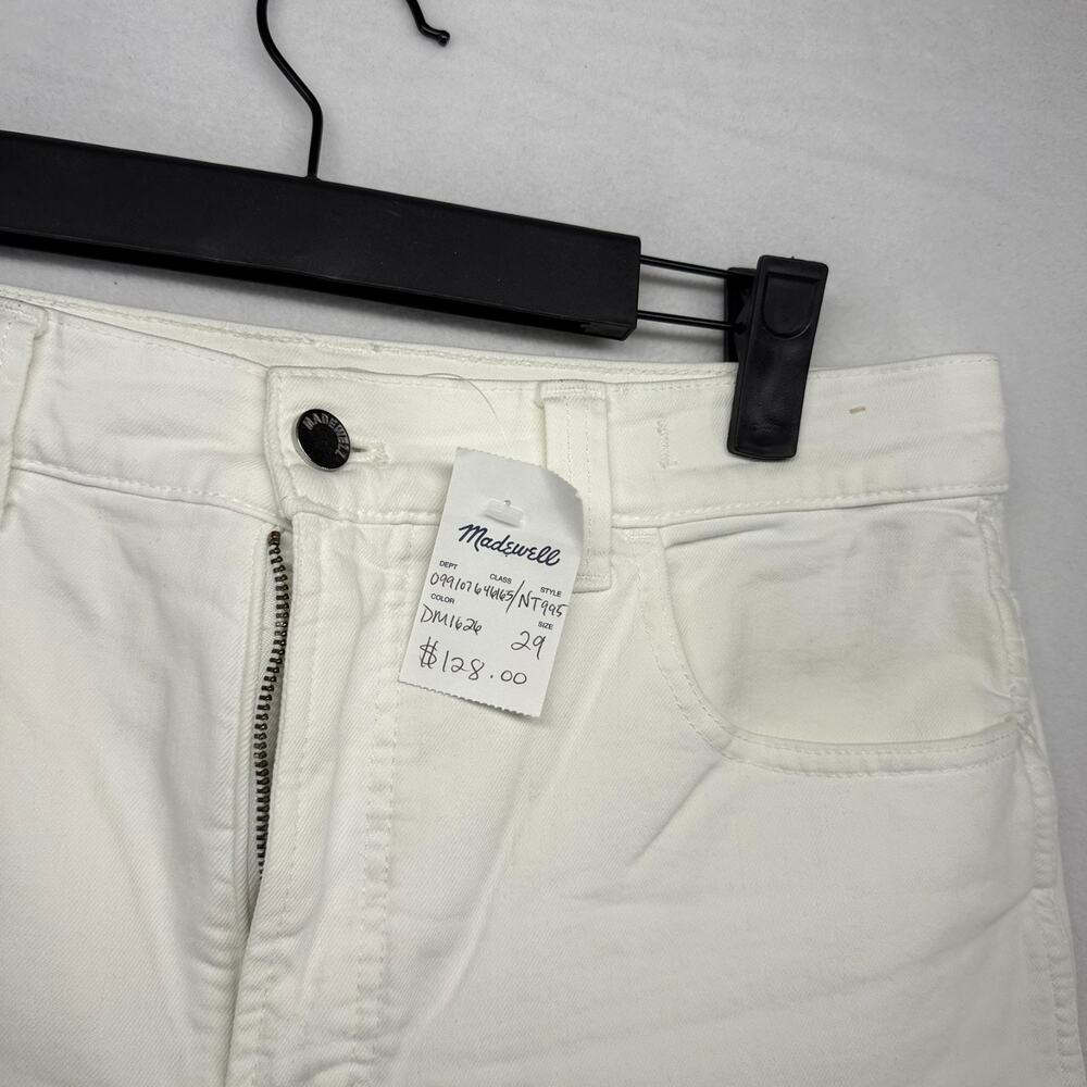 Madewell Jeans Women's 29 White The Perfect Vintage Wide Leg Denim Cotton NEW - Picture 7 of 11